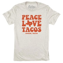 TSHIRT-PEACE, LOVE, TACOS